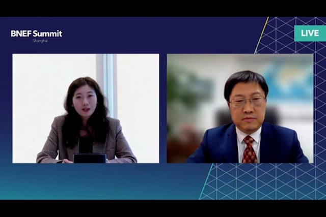 Watch "<h3>Zhen Wang, President, CNOOC Energy Economics Institute interviewed by Yushen Liu, Co-head of APAC Commercial, BloombergNEF</h3>"
