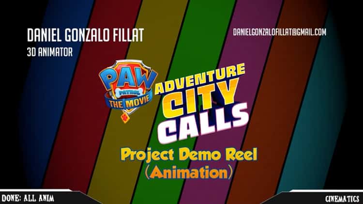 Paw Patrol: Adventure City Calls! Game Animation Reel - Daniel G. Fillat on  Vimeo