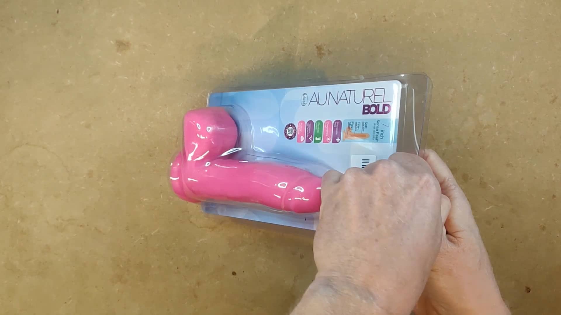 Au Naturel - Bold - Huge - 10 Inch Dildo - Pink main image 1