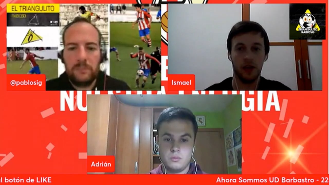 TERTULIA UD BARBASTRO (Jornada 13) Canal  YouTube El Triangulito Rabioso