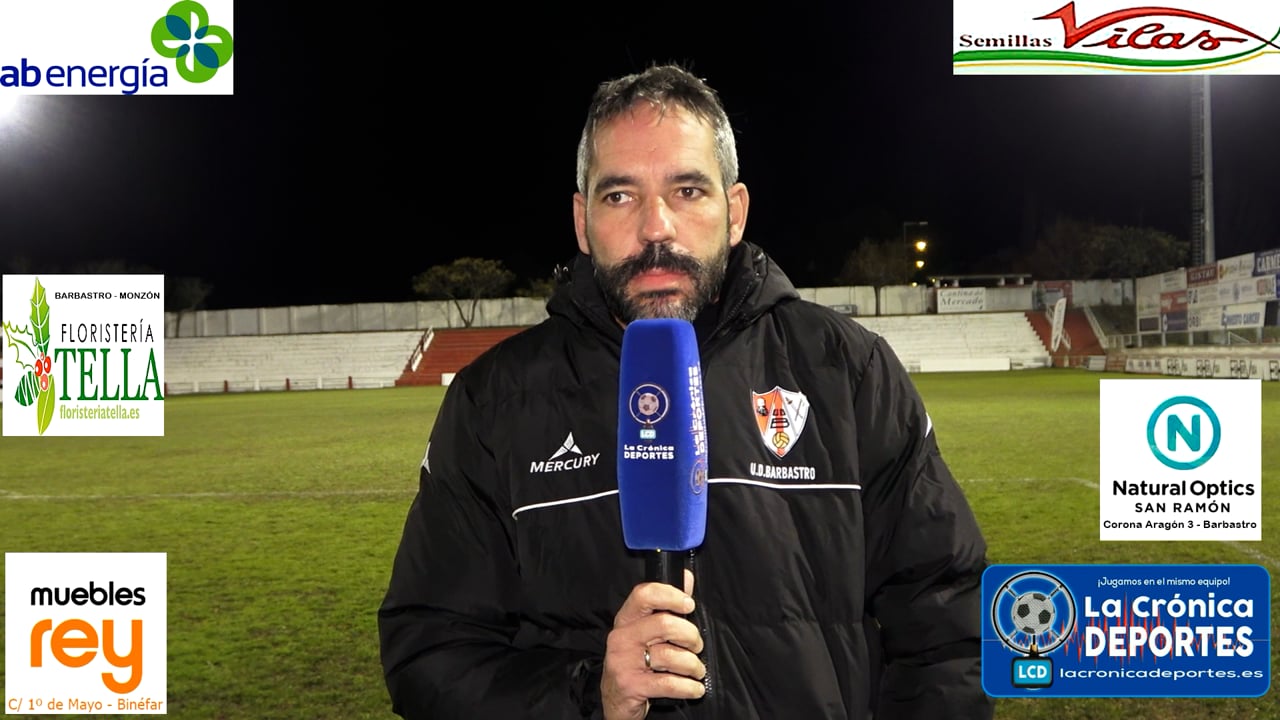 LA PREVIA / UD Barbastro - UD Biescas / RICHI GIL (Entrenador Barbastro) Jornada 14 / 3ª División