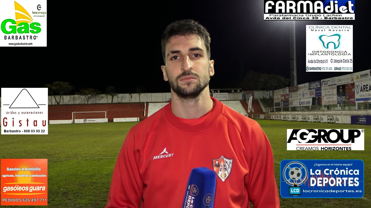 LA PREVIA / UD Barbastro - UD Biescas / SALCEDO (Jugador Barbastro) Jornada 14 / 3ª División