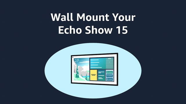 Amazon Echo Show 15 Smart Speaker User Manual - Manuals+