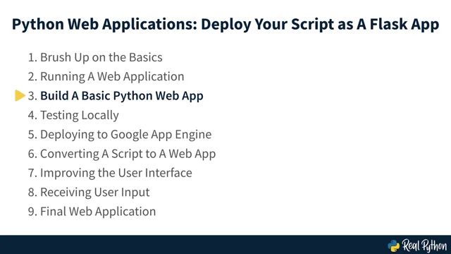 Python Web Applications: Deploy Your Script as a Flask App – Real Python