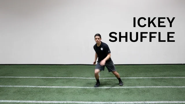 football shuffle exercise