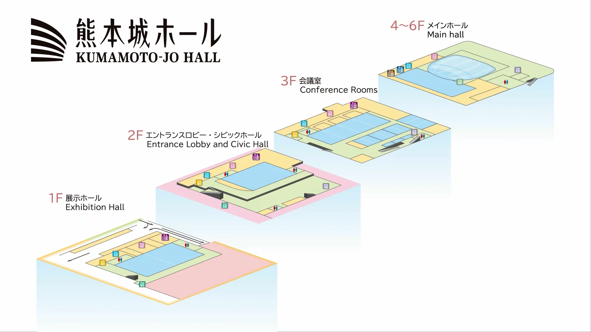 エントランスロビー | 施設案内 | 熊本城ホール