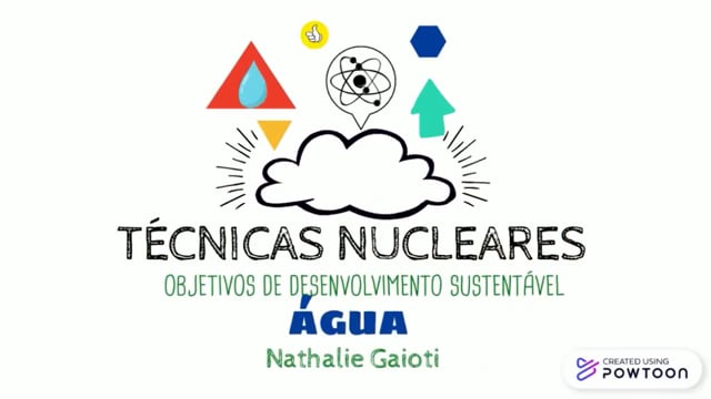 Técnicas Nucleares, objetivos de 
desenvolvimento sustentável e água