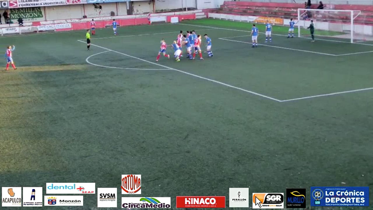 (RESUMEN y GOLES) At Monzón 3-0 Giner Torrero / J 14 / 3ª División