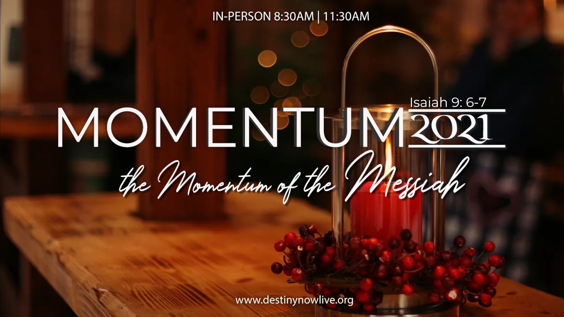 The Momentum of the Messiah