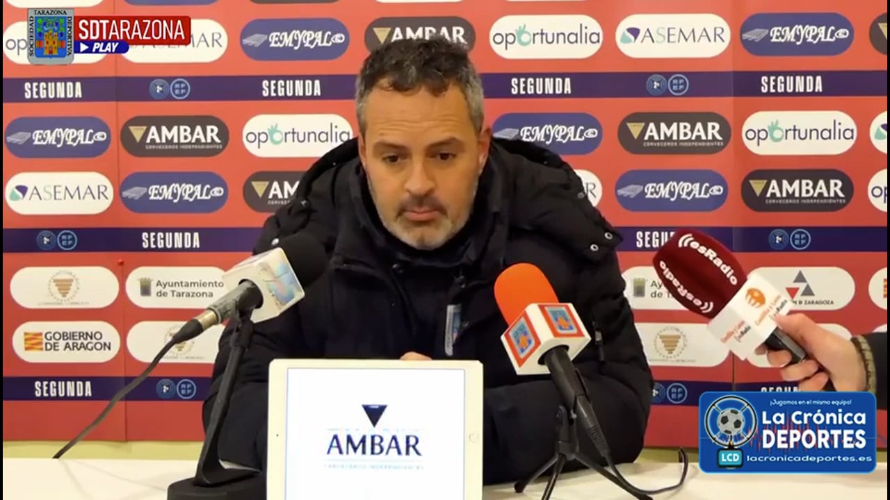 DAVID NAVARRO (Entrenador Tarazona) SD Tarazona 0-1 CD Numancia / J 14 / 2ª RFEF - Grupo 3 / Fuente Facebook SD Tarazona