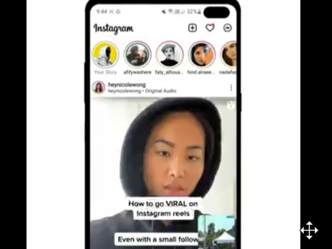 Neue "Reichweiten Funktion" für Reels Kurzvideos