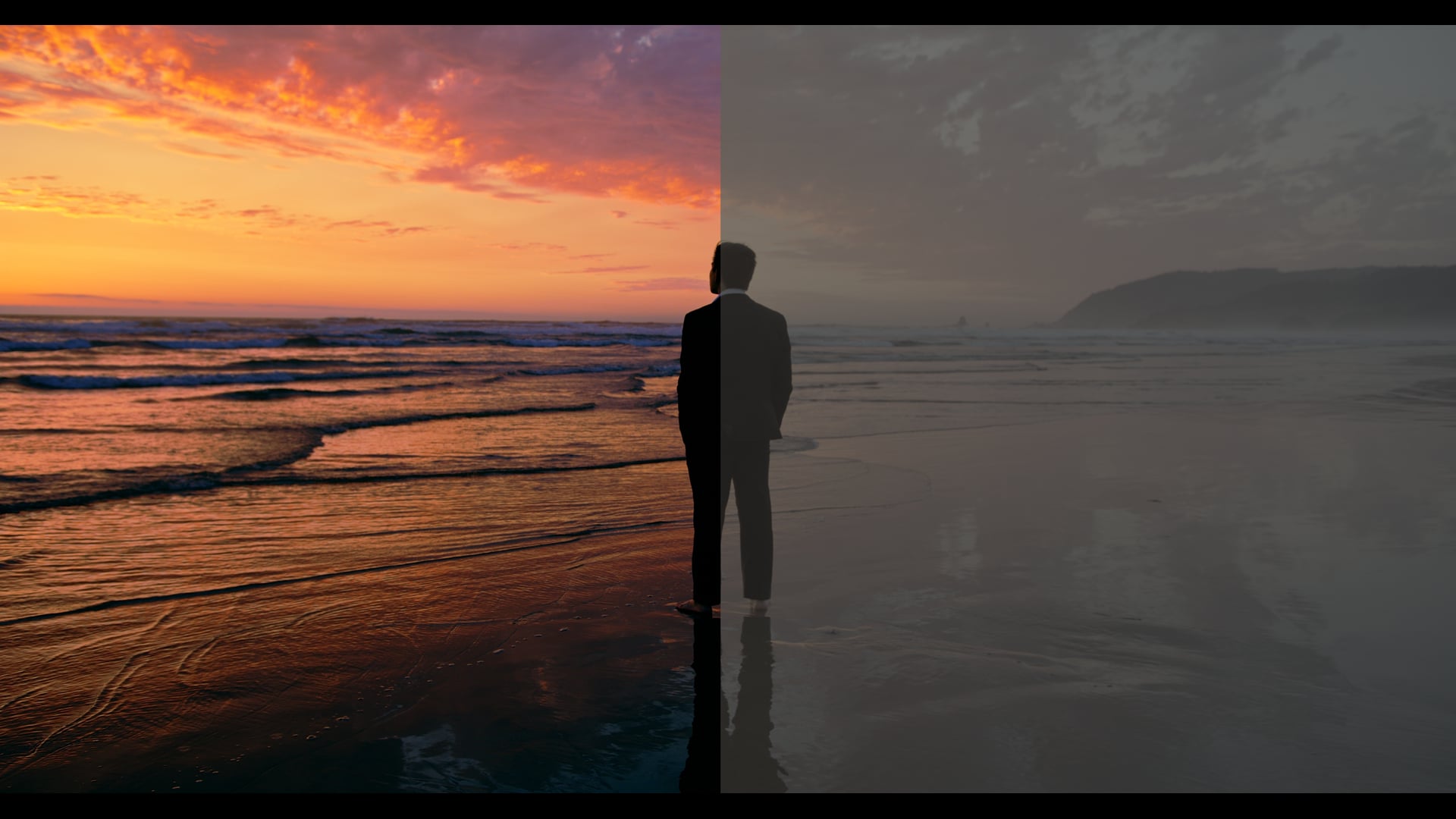 Beach Sunset Color Grading