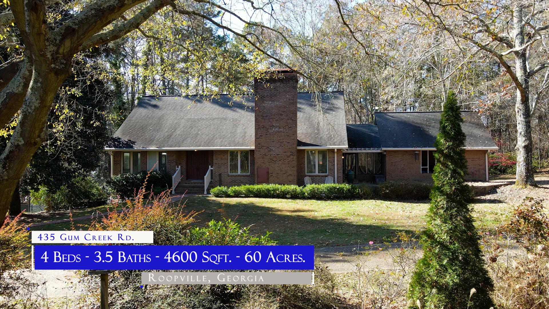 435 Gum Creek Rd Roopville, GA B on Vimeo