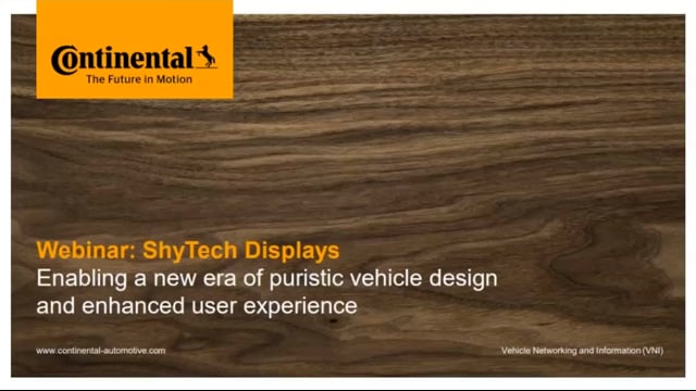 ShyTech displays: the beginning of a new era of puristic vehicle design and enhanced UX
