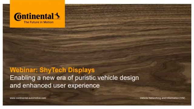 ShyTech displays: the beginning of a new era of puristic vehicle design ...