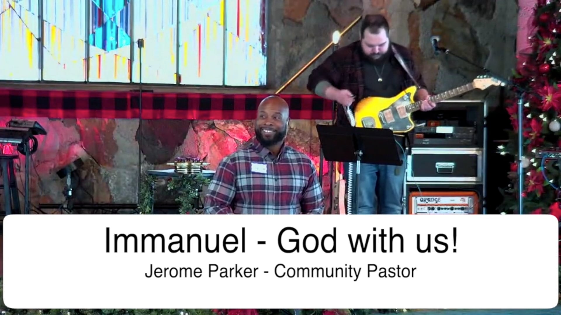 Immanuel - God with us!