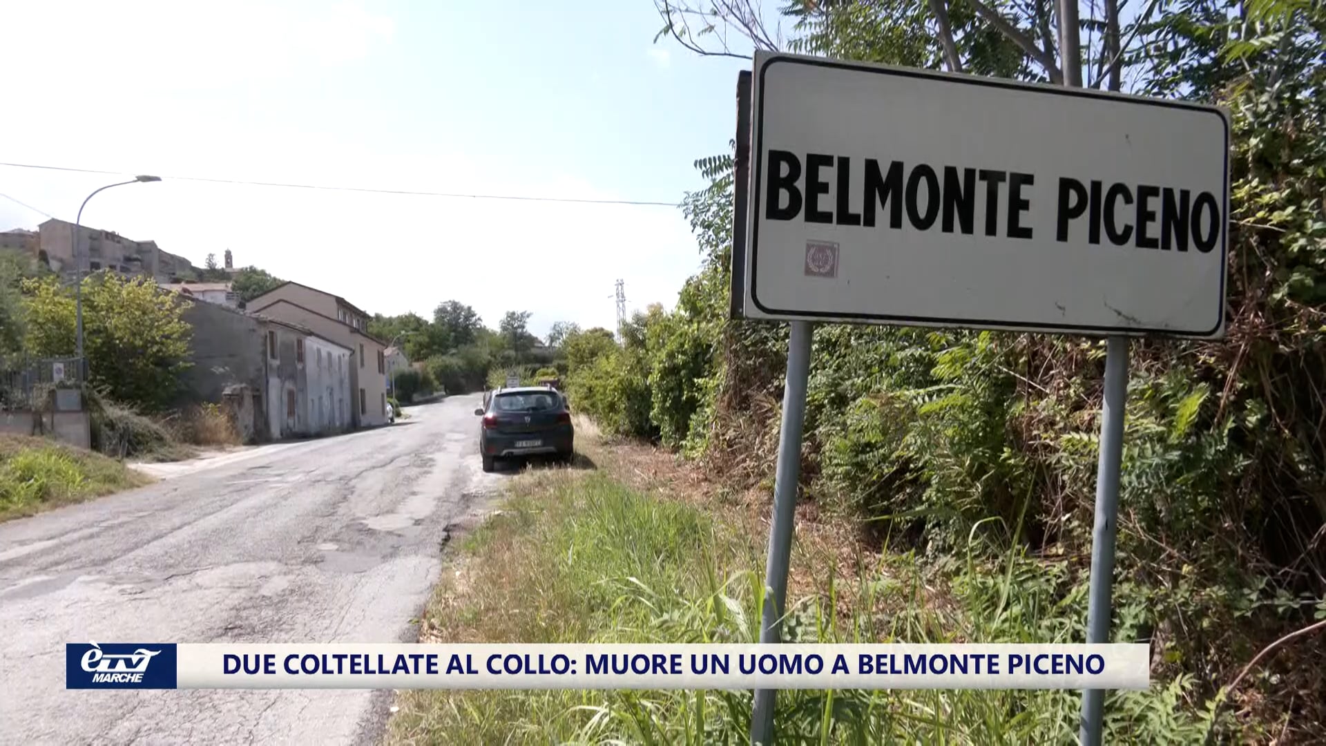 Due coltellate al collo: muore un uomo a Belmonte Piceno - VIDEO