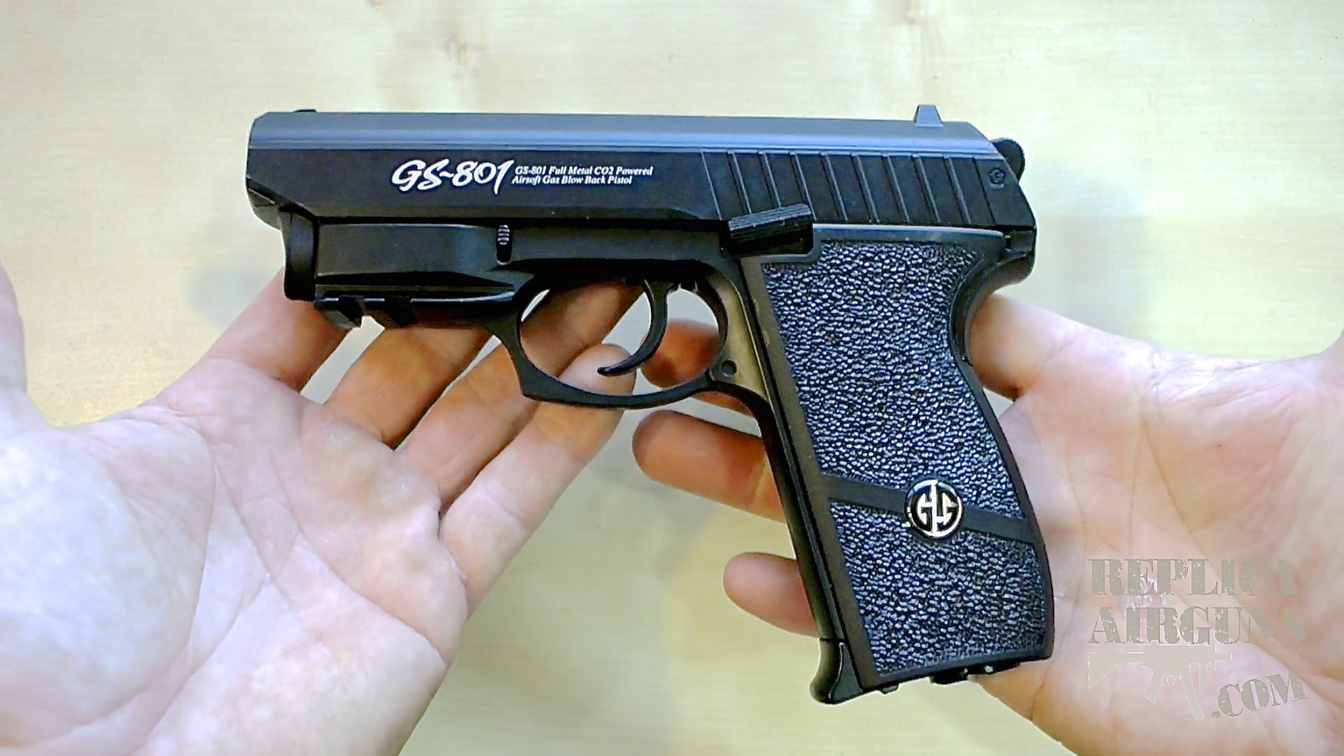 G&G GS-801 CO2 Blowback Airsoft Pistol Table Top Review