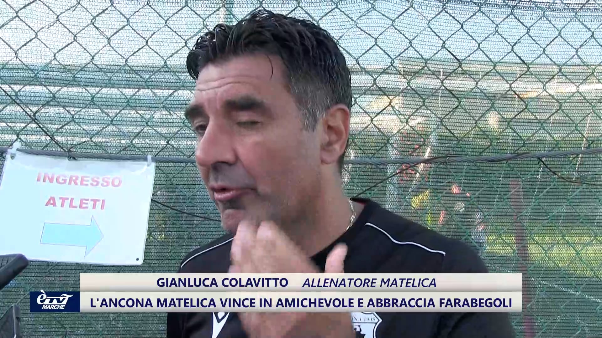 L'Ancona Matelica vince in amichevole e abbraccia Farabegoli