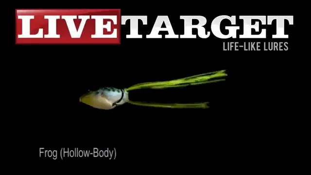 LIVE TARGET 25/8 FROG HOLLOW BODY LURE