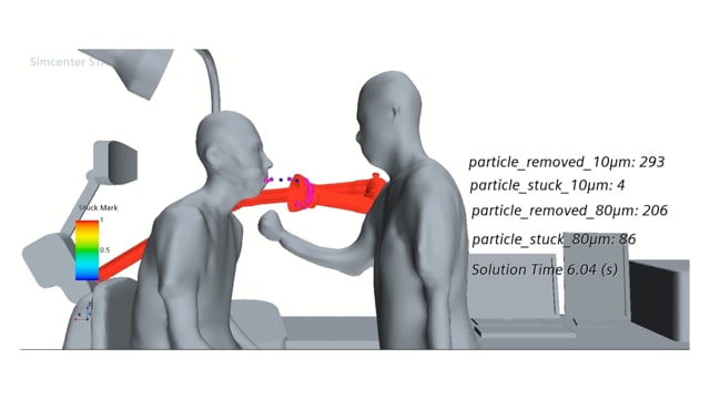 「Free100 ネクスト」を用いた千葉大学医学部附属病院耳鼻咽喉・頭頸部外科診療室におけるCFDシミュレーション動画