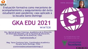 Evaluación formativa como mecanismo de acompañamiento y aseguramiento del éxito estudiantil post-pandemia: caso aplicado a la escuela Santo Domingo (C