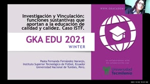Investigación y Vinculación: funciones sustantivas que aportan a la educación de calidad y calidez. Caso ISTF.