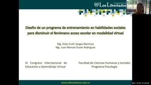 Diseño de programa de entrenamiento en habilidades sociales en modalidad virtual para prevenir y disminuir el acoso escolar