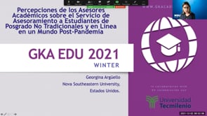 Percepciones de los asesores académicos sobre el asesoramiento a estudiantes de posgrado, no tradicionales y en línea en un mundo post-pandémico