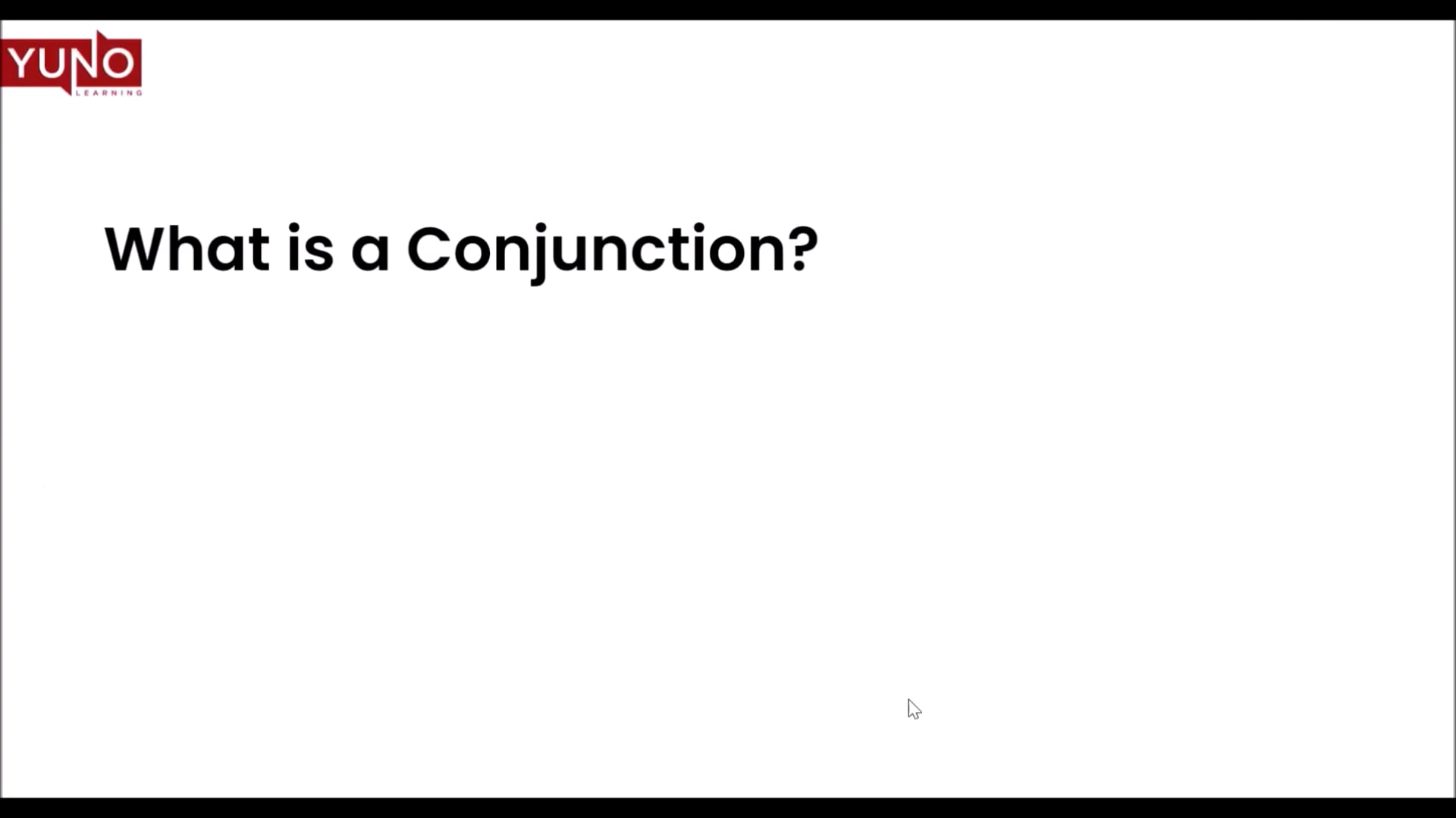 Conjunctions and its Types