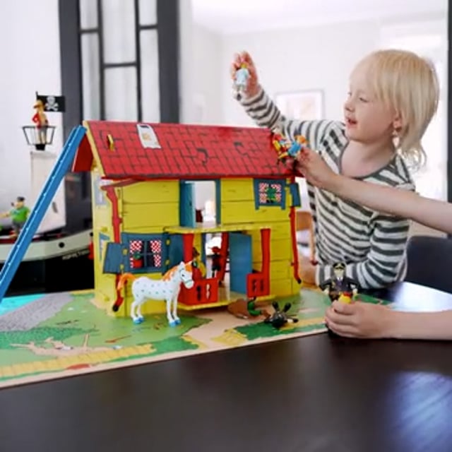 PIPPI FIGURINE SET EFRAIM & MRS. PRYSSELIUS