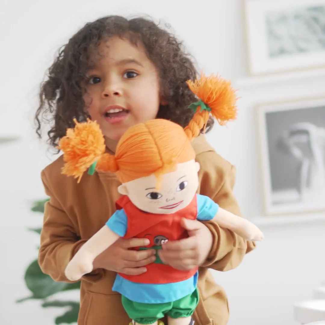 Pippi Talking Doll,Fabric 40Cm | Pippi