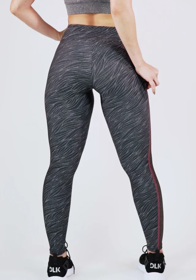 Calça legging sublimada printed dlk listras