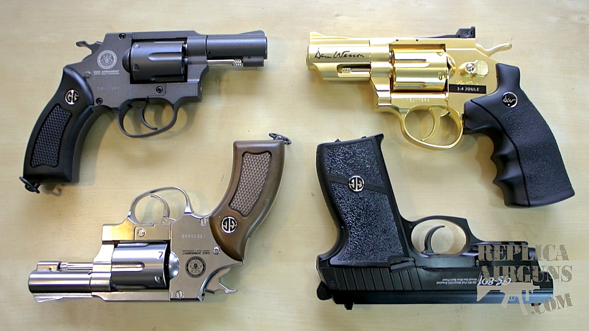 Dan Wesson Gold 2.5 & G&G G731, GS-801 Airsoft Update Video