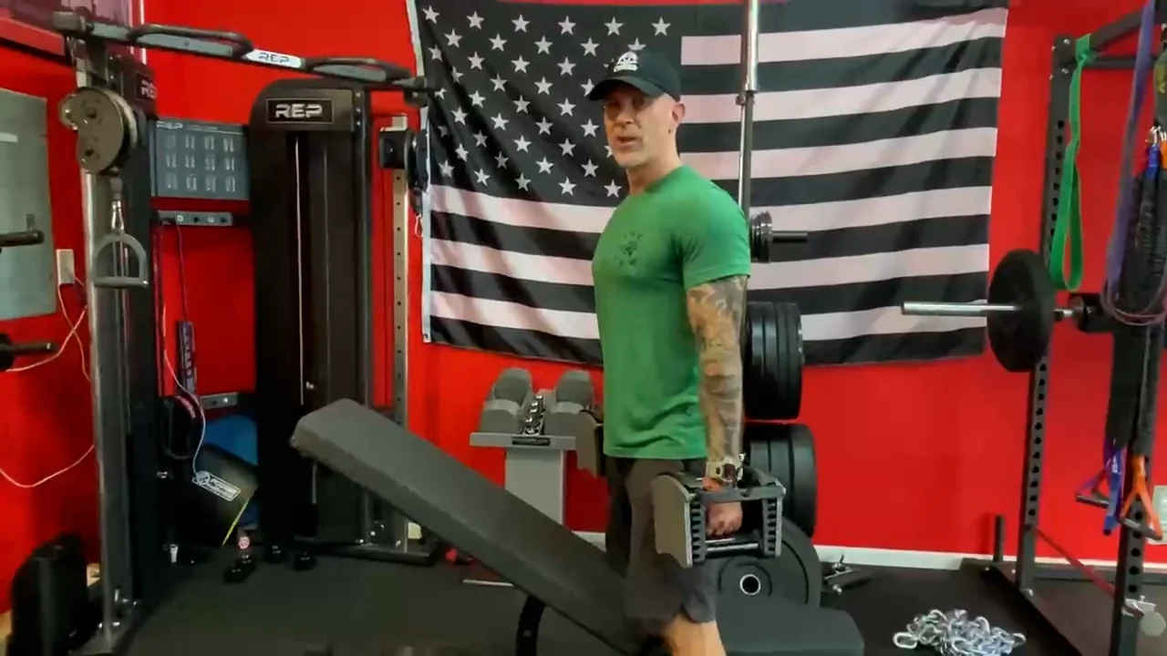 Dumbbell Hip Hugger Shoulder Rear Posterior Deltoid Exercise Proper Form  How To on Vimeo