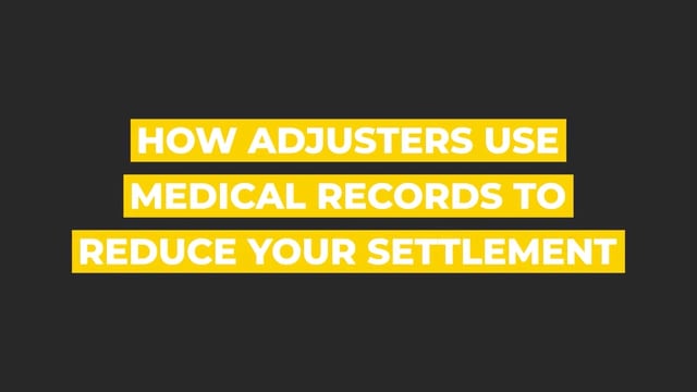 How Insurance Adjusters Use Medical Records to Reduce Your Settlement