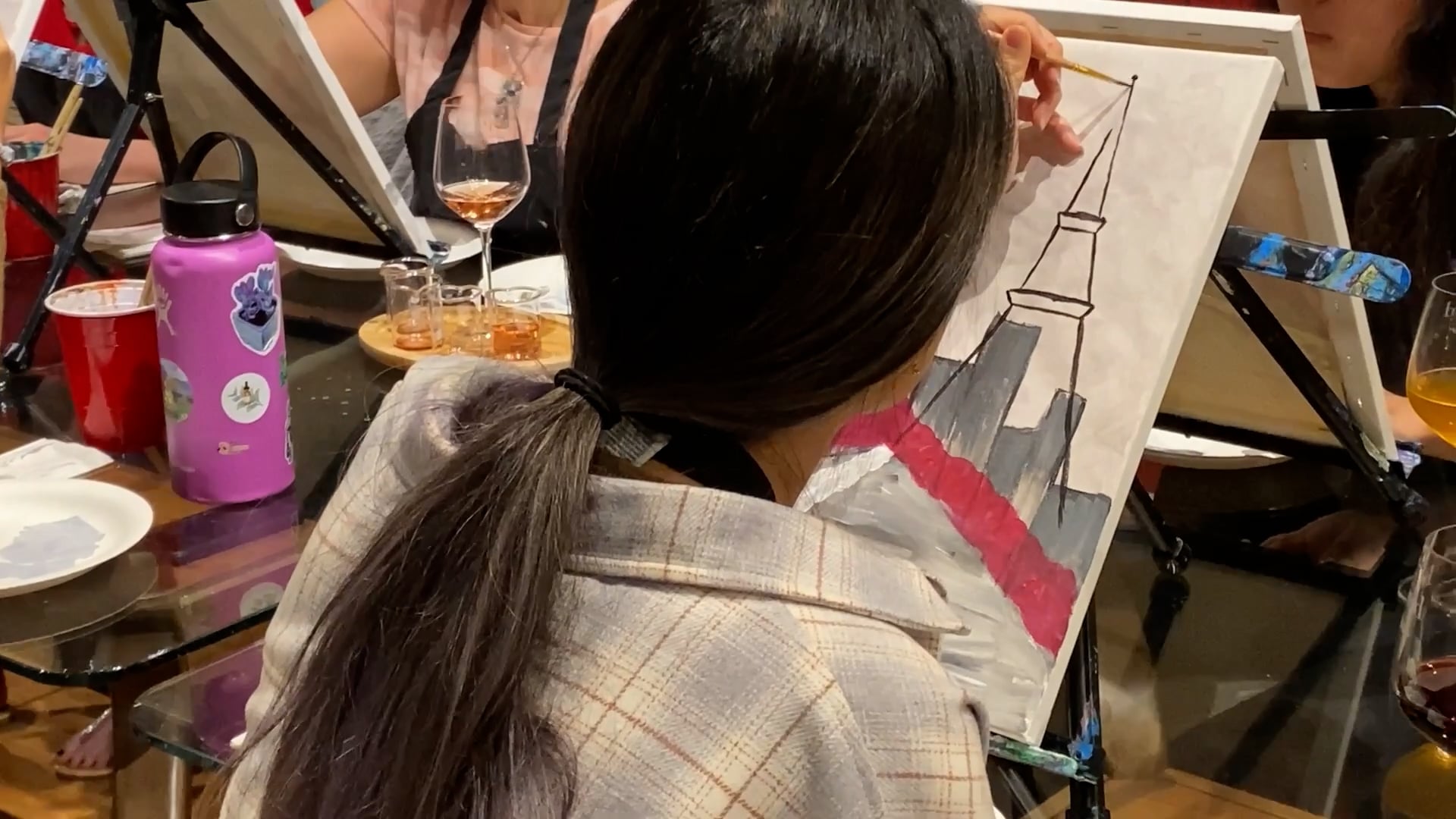 Portrait Workshop Inspired Art Wine