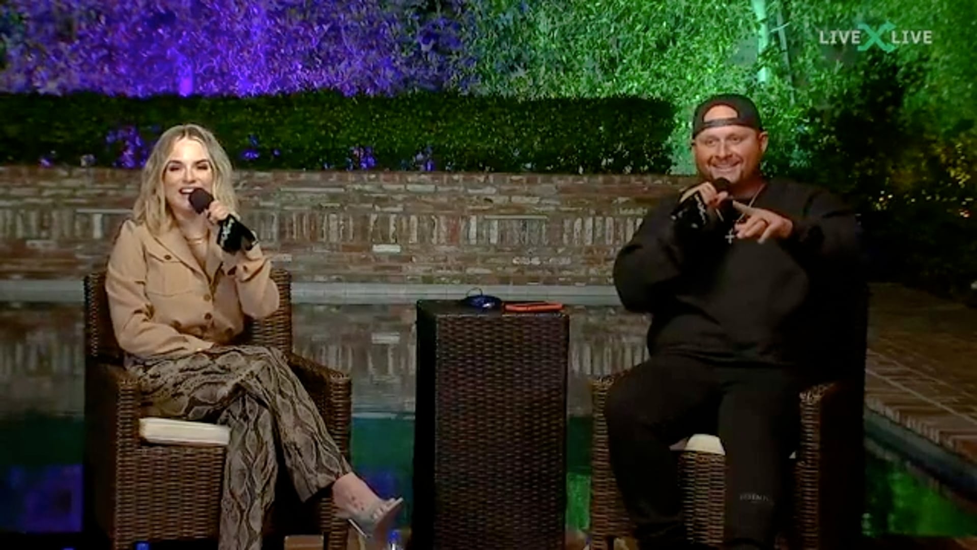 Clips from Live X Live "Backyard Sessions: JOJO"