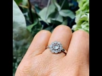 Diamante, anello in platino 4985-4693