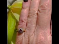 Robijn, diamant, 18 karaats ring 10797-6702