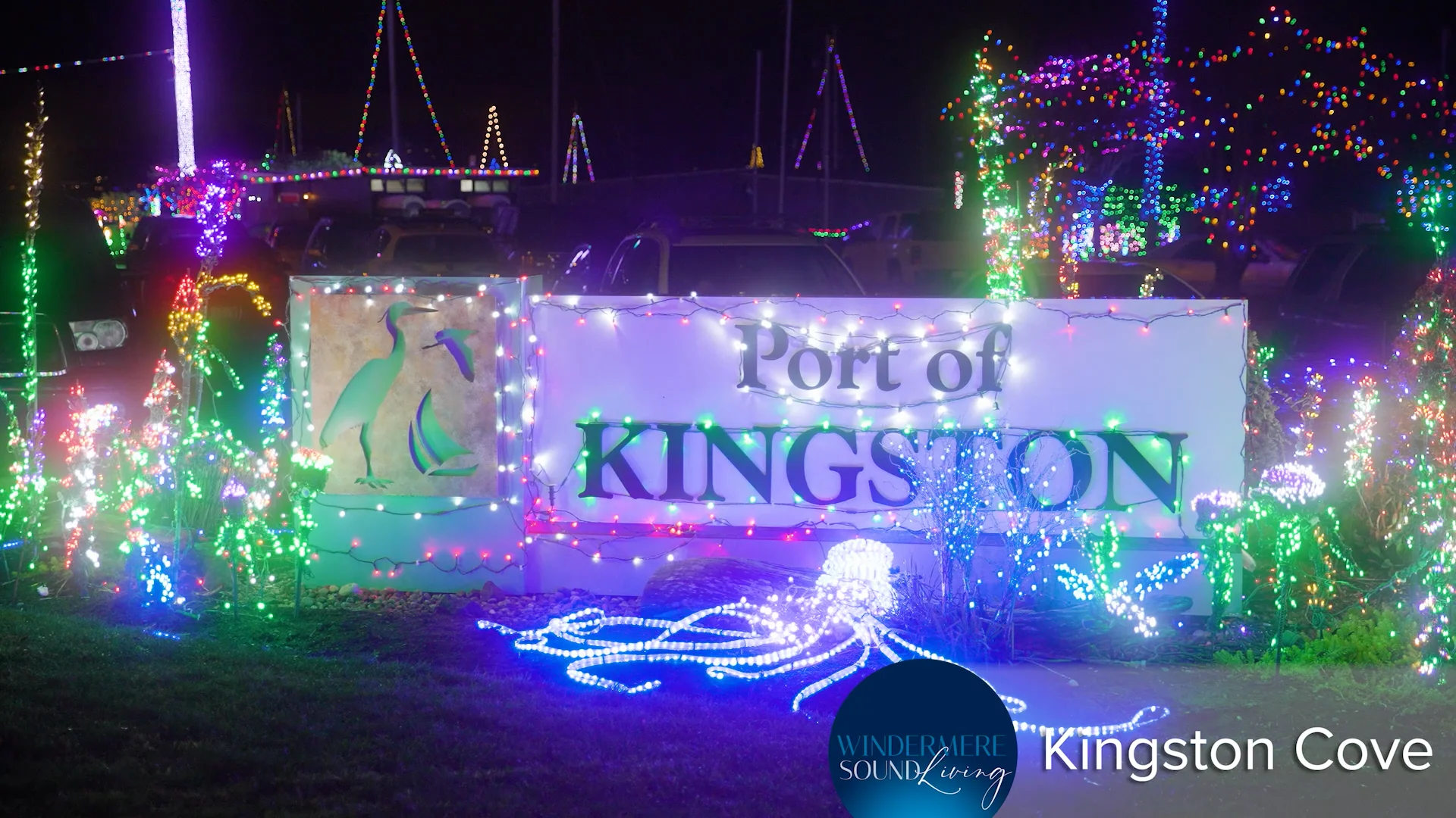 Kingston Cove Christmas Lights Kingston, WA on Vimeo