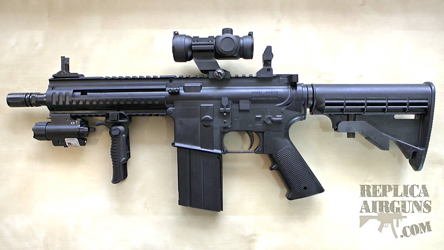 Umarex Steel Force CO2 Blowback BB Rifle Full Review Table Top on Vimeo