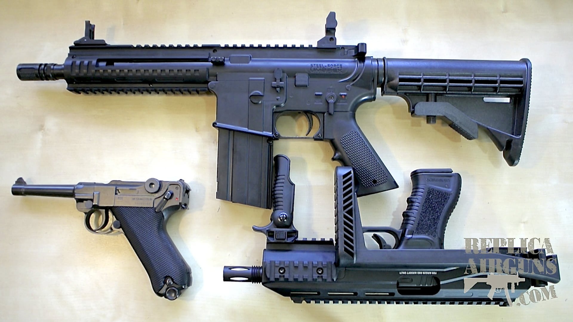 Umarex Steel Force - Luger P08 - T.A.C. Converter Update Preview Video