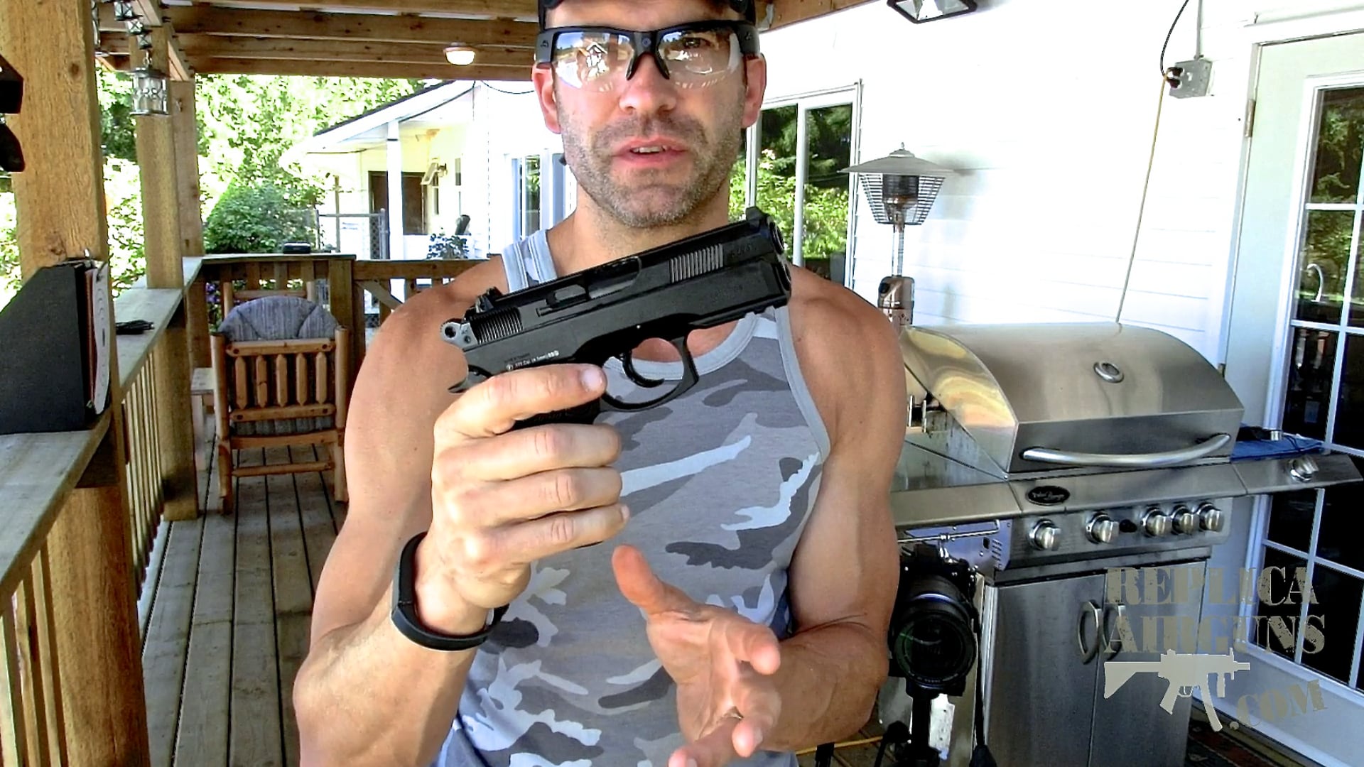 ASG CZ 75D Compact CO2 BB Pistol Field Test Shooting Review