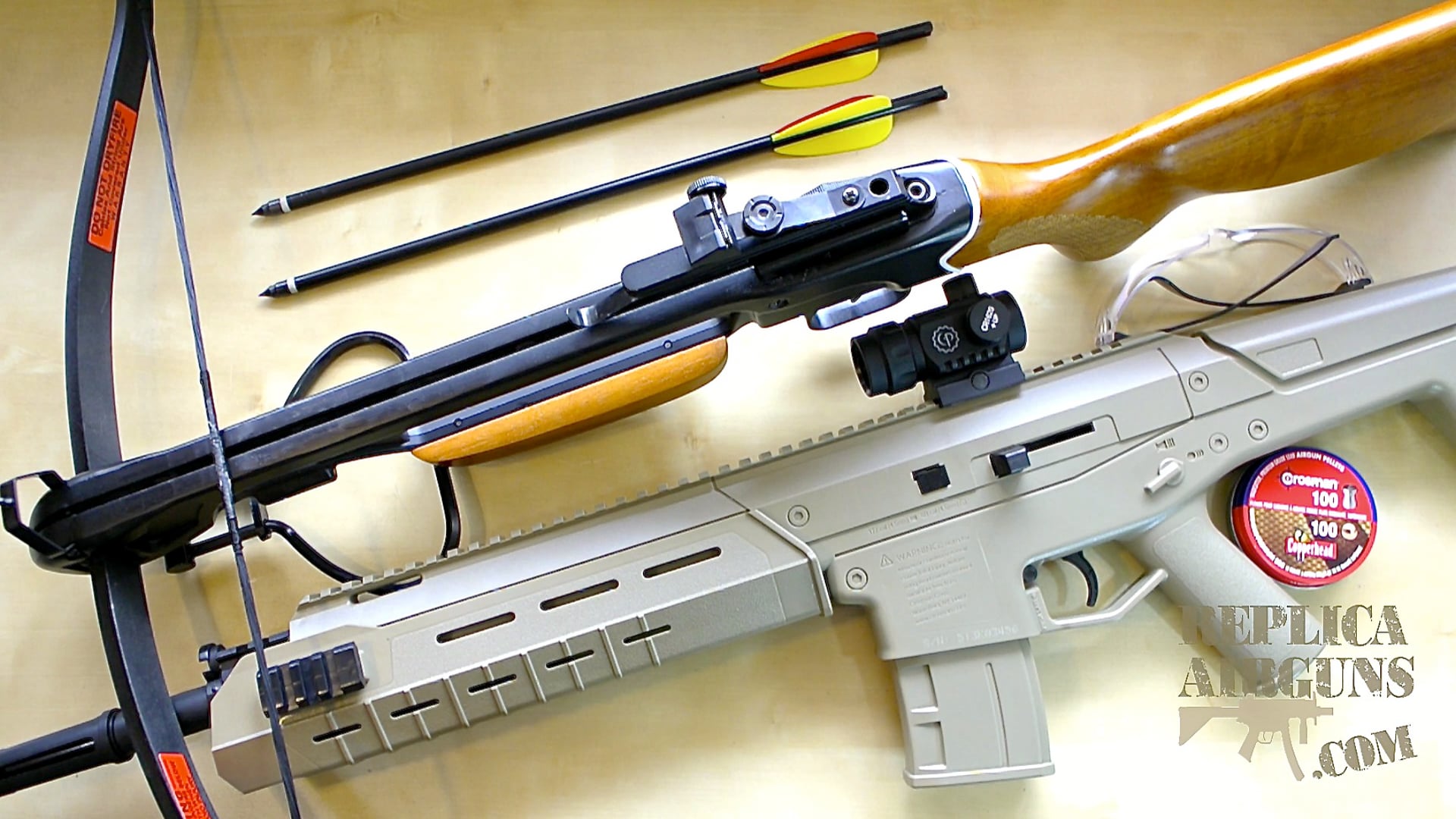 Crosman MK-177 Pellet - BB Rifle and Avalanche Trailblaizer 150lb Crossbow Update Video