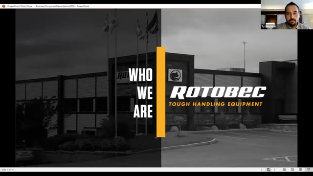 Pushing Boundaries with Rotobec's Most Versatile, Non-diesel Powered Stationary Mount Loader
