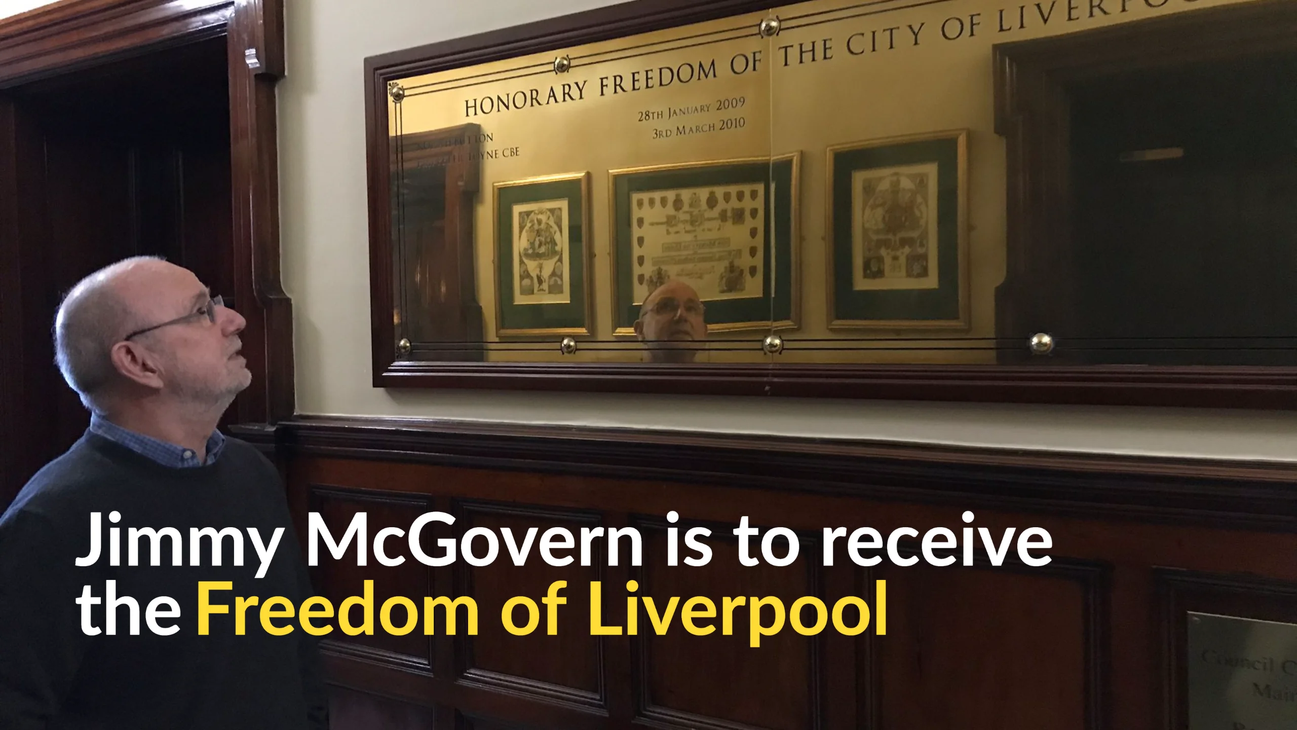 Freedom of the City for Jimmy McGovern & Andrew Devine, the 97th victim ...