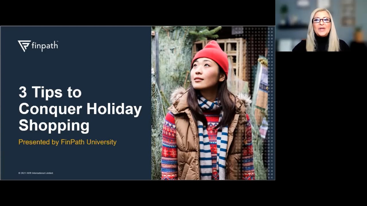 FinPath December Workshop - 3 Tips to Conquer Holiday Shopping List