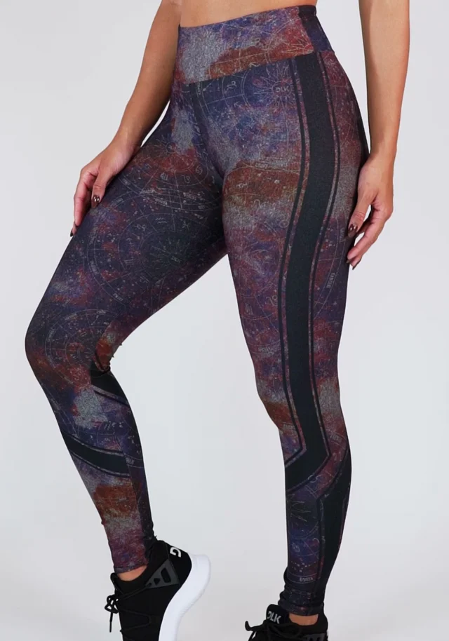 Calça legging sublimada printed dlk elastic