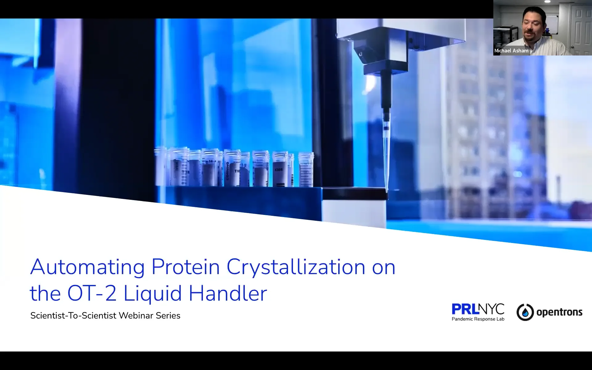 Automating Protein Crystallization on the Opentrons OT-2 Liquid Handler